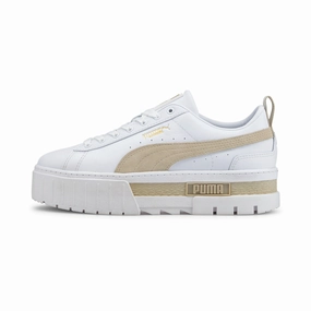 PUMA Women's Mayze Leather Sneakers Womens Athletic Footwear online shop