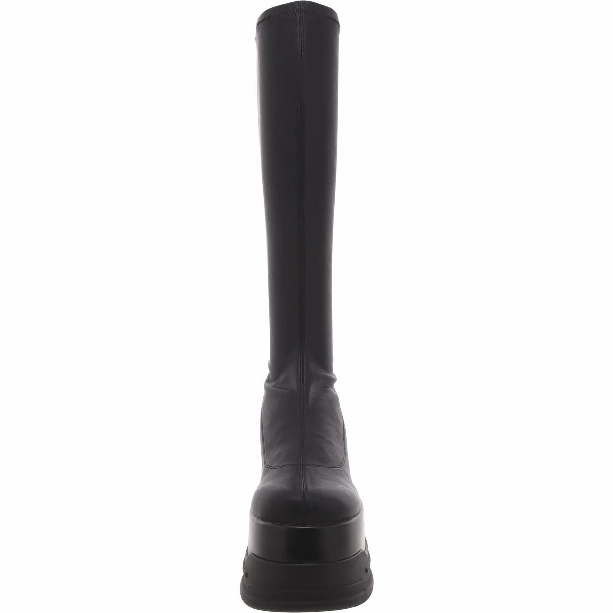 Purpose Womens Faux Leather Padded Insole Knee-High Boots