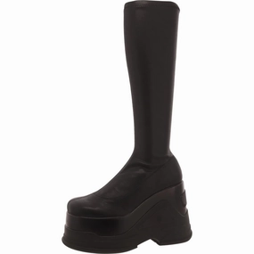 Purpose Womens Faux Leather Padded Insole Knee-High Boots Womens Boots sale online