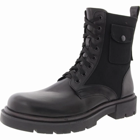 Racine Mens Lace-Up Leather Combat & Lace-Up Boots Cheap Mens Boots & Chukkas