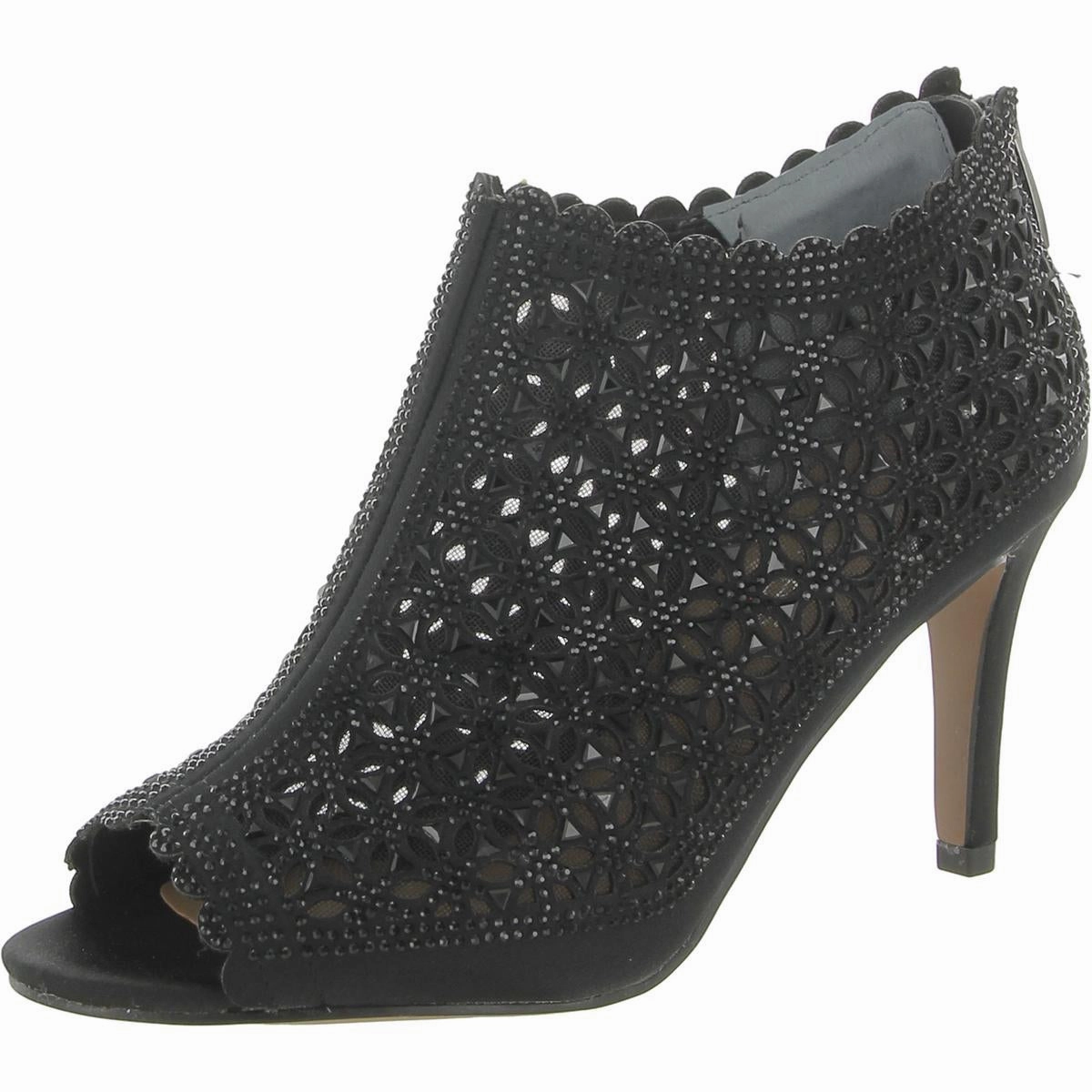 Radita Womens Satin Embellished Booties Hot sale Womens Boots
