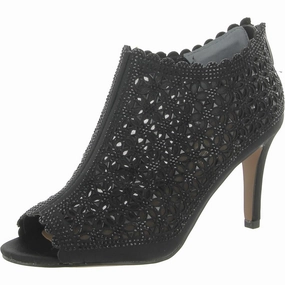 Radita Womens Satin Embellished Booties Hot sale Womens Boots
