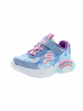 Rainbow Racer Girls Glitter Slip On Light-Up Shoes Discount Girls Shoes with deals