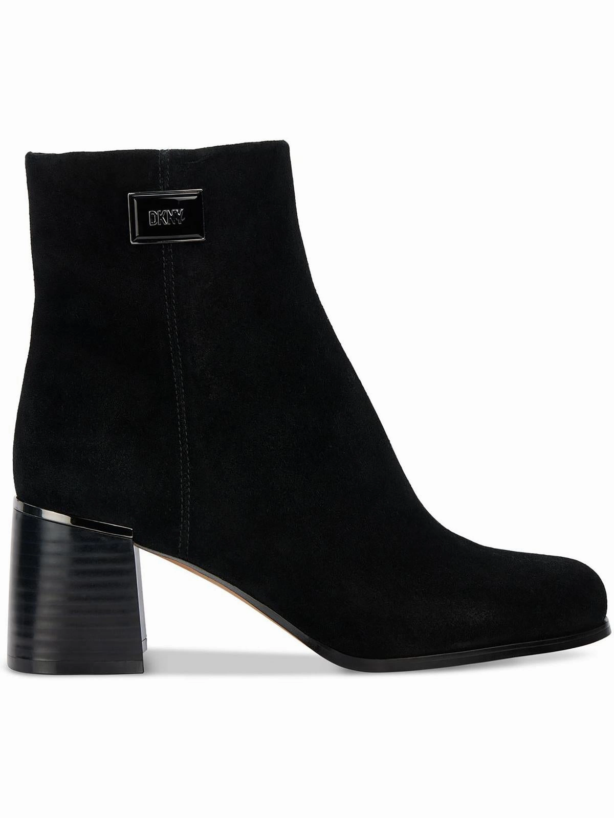 Ranya Womens Block Heel Square Toe Ankle Boots Affordable Womens Boots online