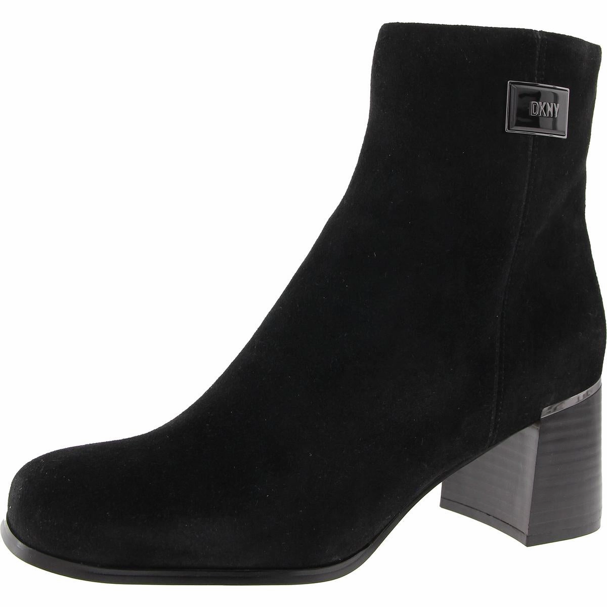 Ranya Womens Zipper Suede Booties Womens Winter Boots promo deal