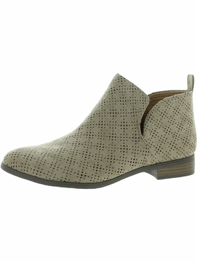 Rate Womens Faux Suede Padded Insole Booties Womens Boots clearance offers