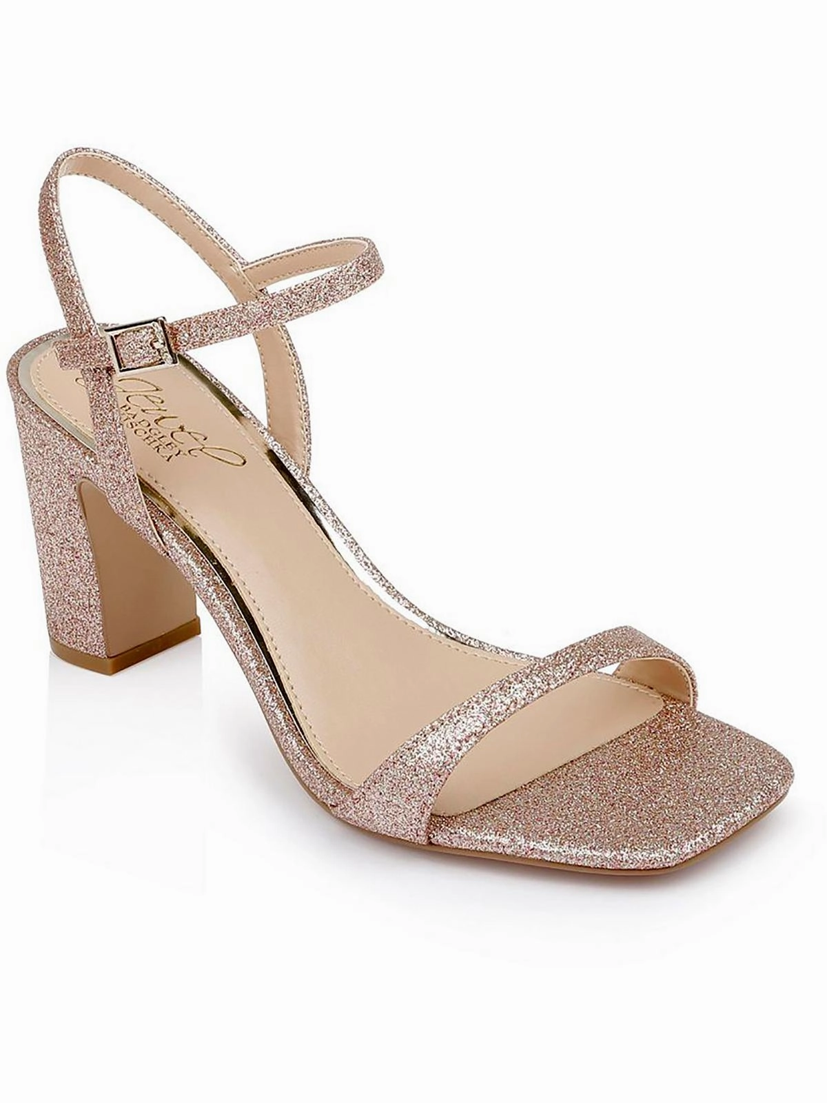 Rayla Womens Glitter Dressy Slingback Sandals