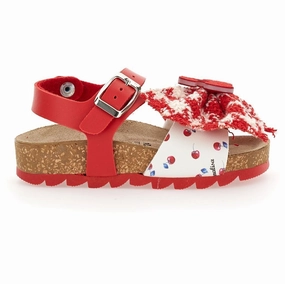 Red & White Sandals Girls Sandals summer sale