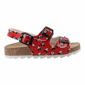 Red Mickey Print Sandals Girls Sandals summer sale