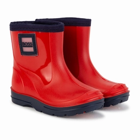 Red Rubber Wellington Boots Baby & Toddler Shoes on sale