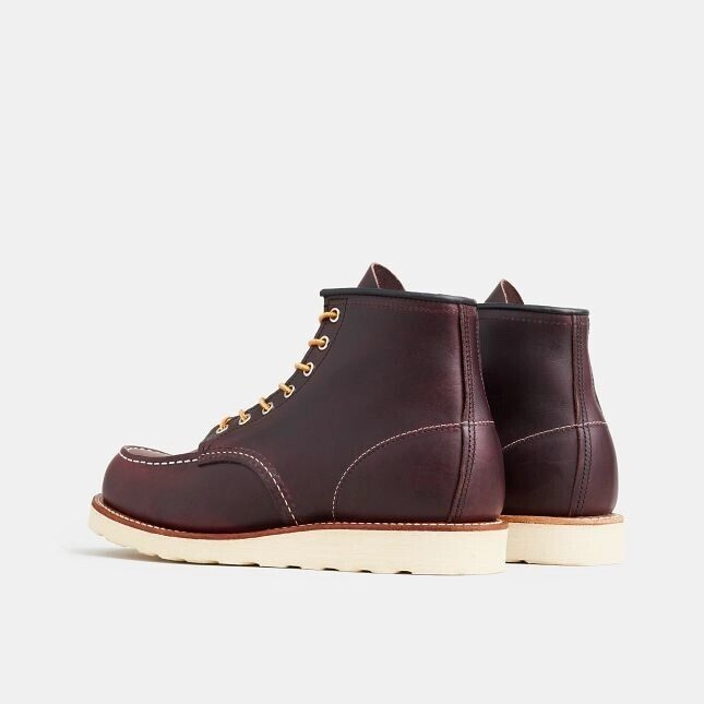 Red Wing Classic Moc 8847 Mens Black Cherry Excalibur Leather 6" Lifestyle Boots