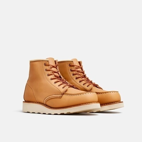 Red Wing Heritage Classic 3383 Women's Tan Leather Moc Toe 6-Inch Ankle Boots Womens Boot Deals Today