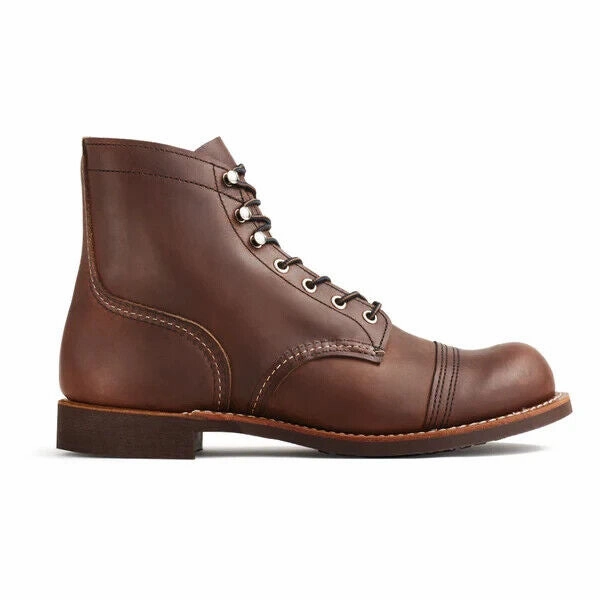 Red Wing Iron Ranger 8111 Boots Men's Amber Harness Leather Durable & Iconic