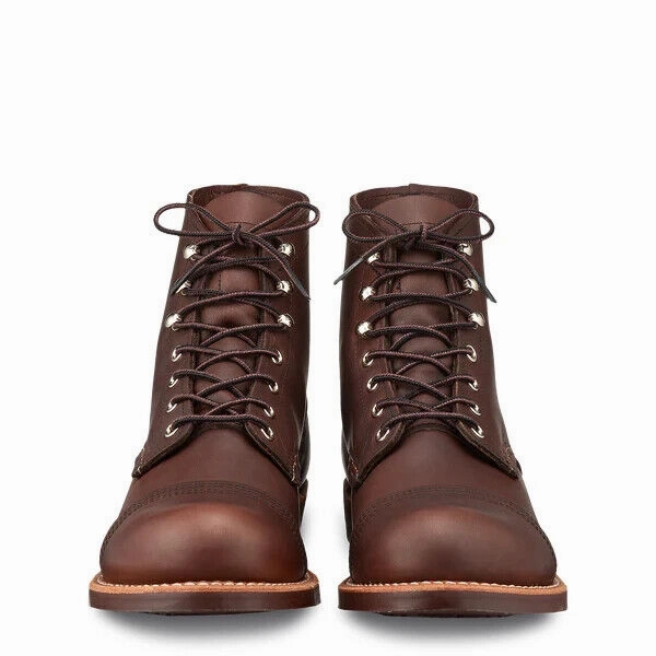 Red Wing Iron Ranger 8111 Boots Men's Amber Harness Leather Durable & Iconic