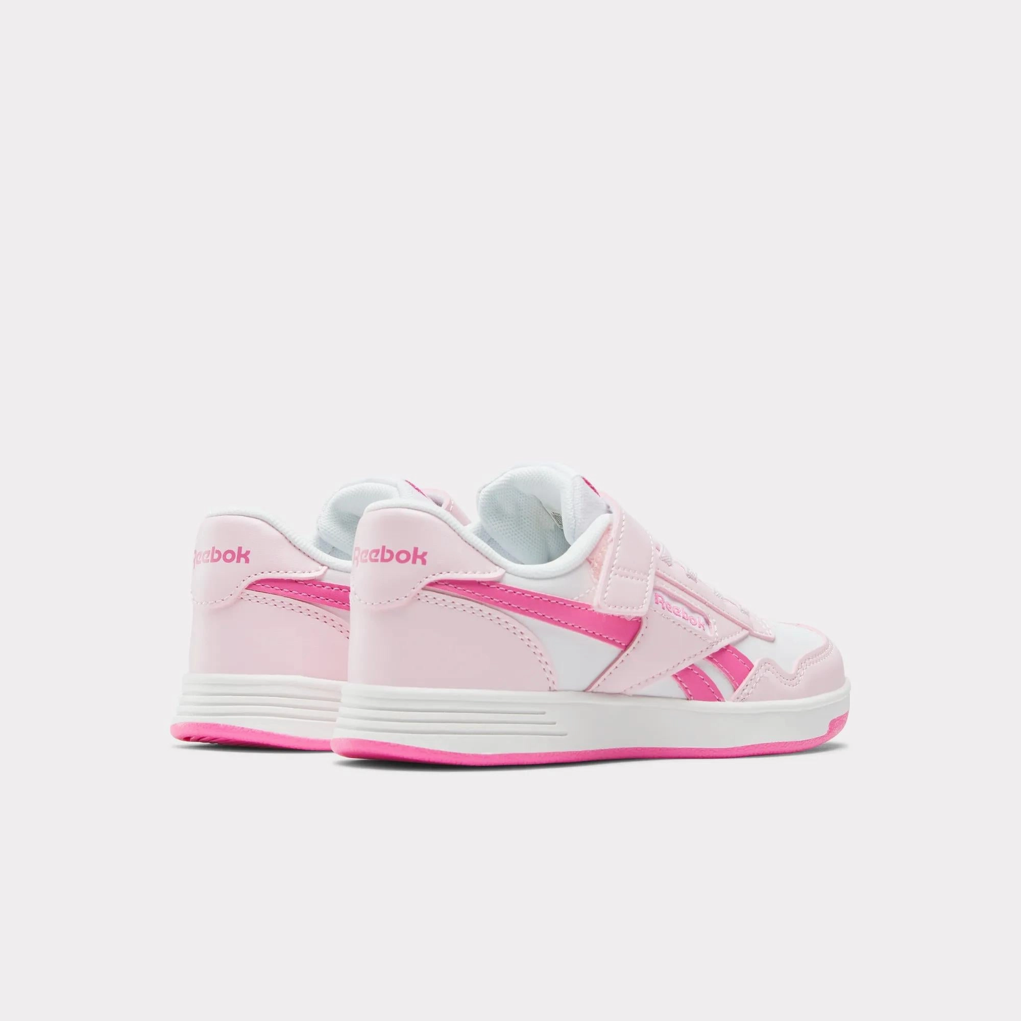 Reebok Court Advance Elastic Lace and Top Strap Shoes