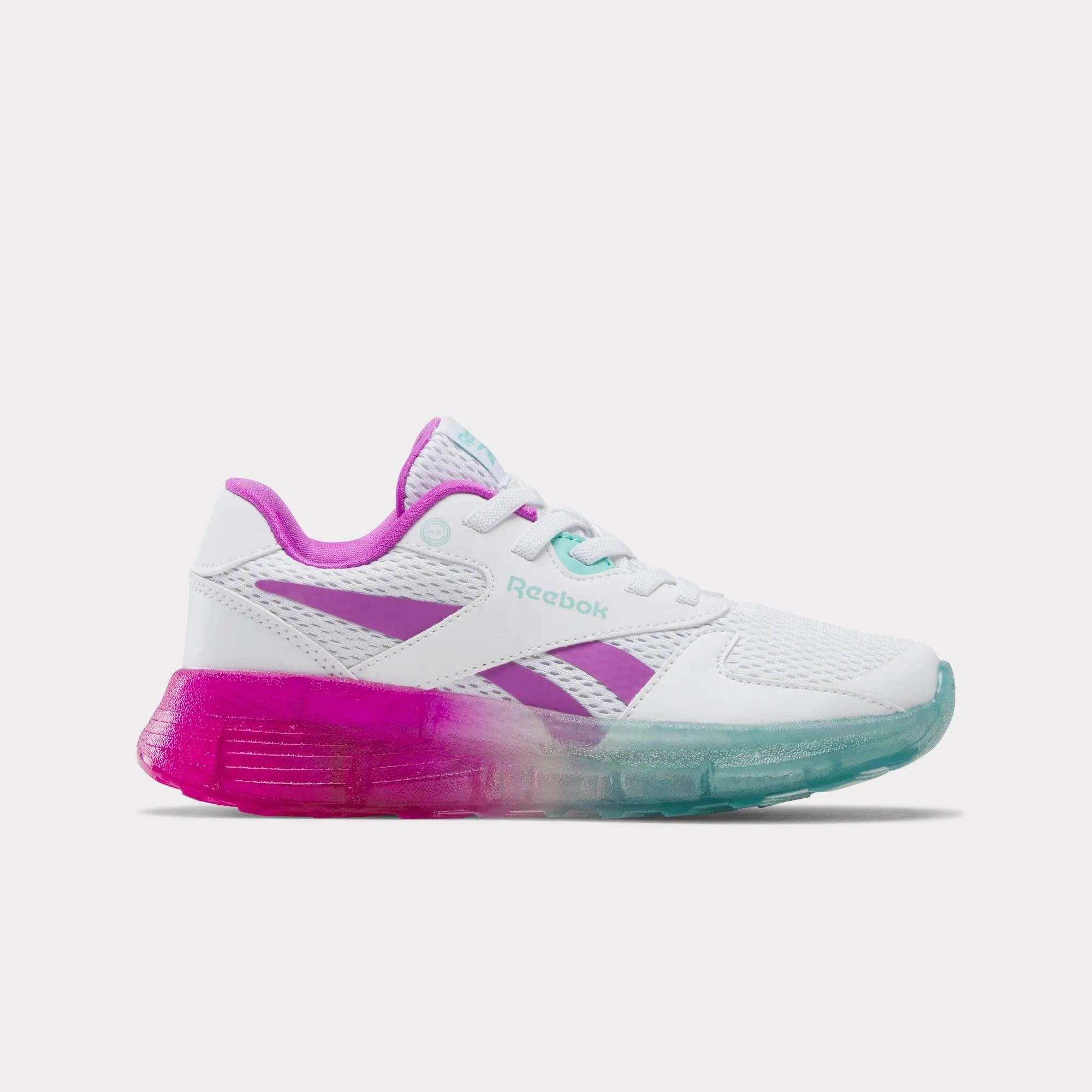 Reebok Zig N Glow 2 Elastic Lace Little Girl's Shoes