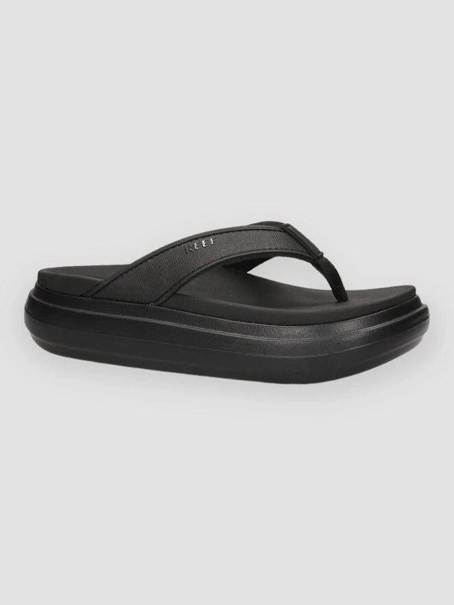 Reef Cushion Bondi Sandals Women's US 8 Black Comfort Slip On Flip Flop ZPO3248 Stylish Womens Slides & Sandals