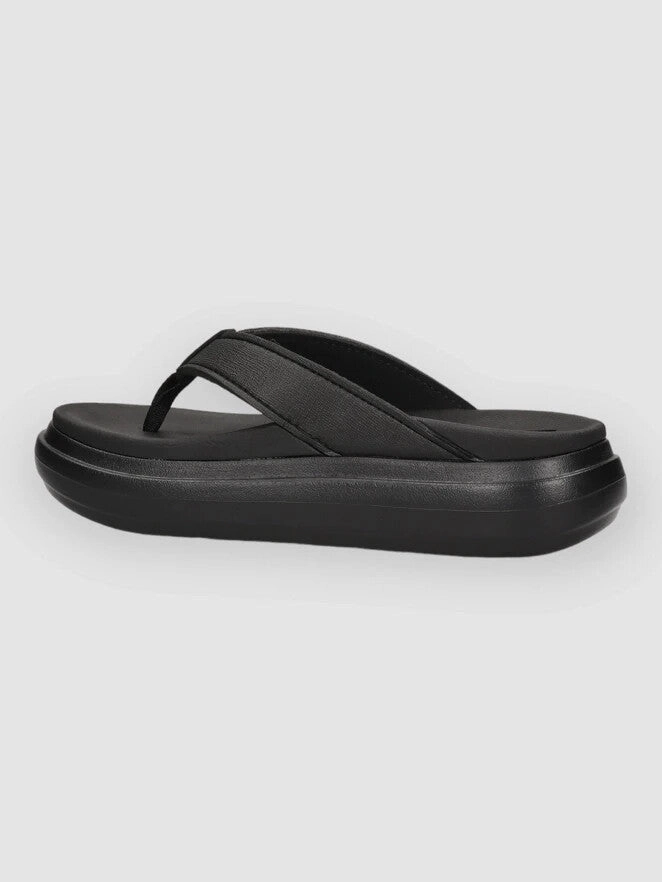Reef Cushion Bondi Sandals Women's US 8 Black Comfort Slip On Flip Flop ZPO3248