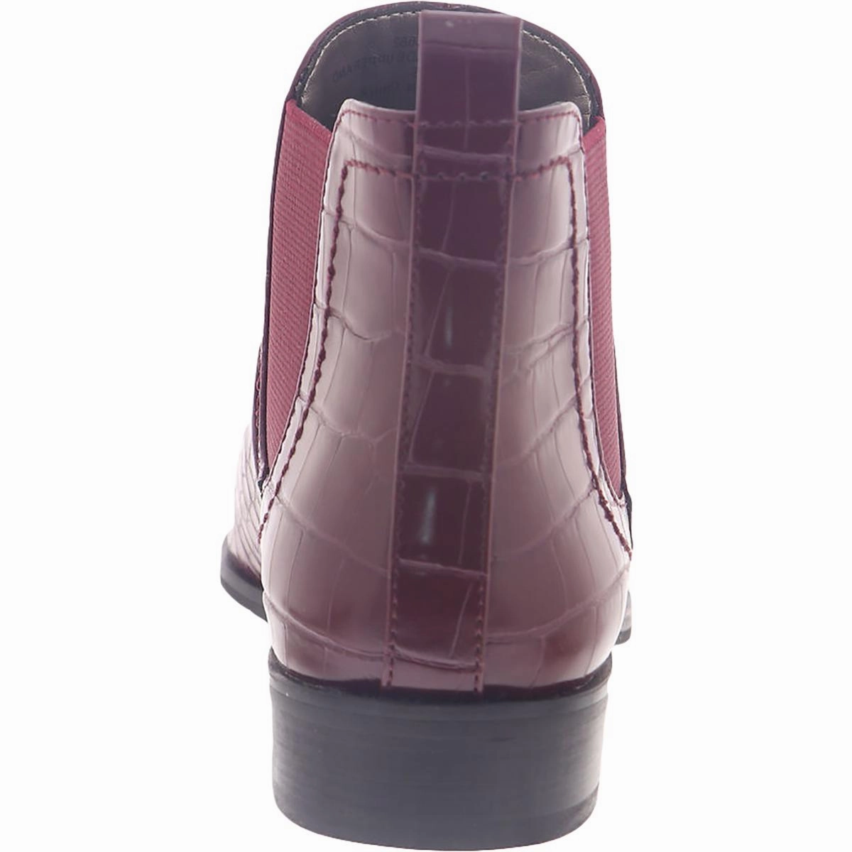 Regan Womens Faux Leather Ankle Booties