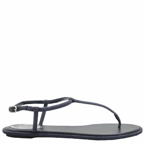 Rene Caovilla Diana Crystal Flat Sandals Affordable Womens Sandals outlet