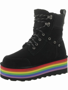 Retro Alicia Womens Sheepskin Cold Weather Shearling Boots Hot sale Womens Boots
