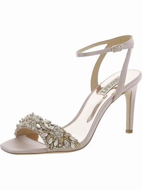 Rider Womens Faux Leather Jeweled Heels Buy now Womens Sandals cheap