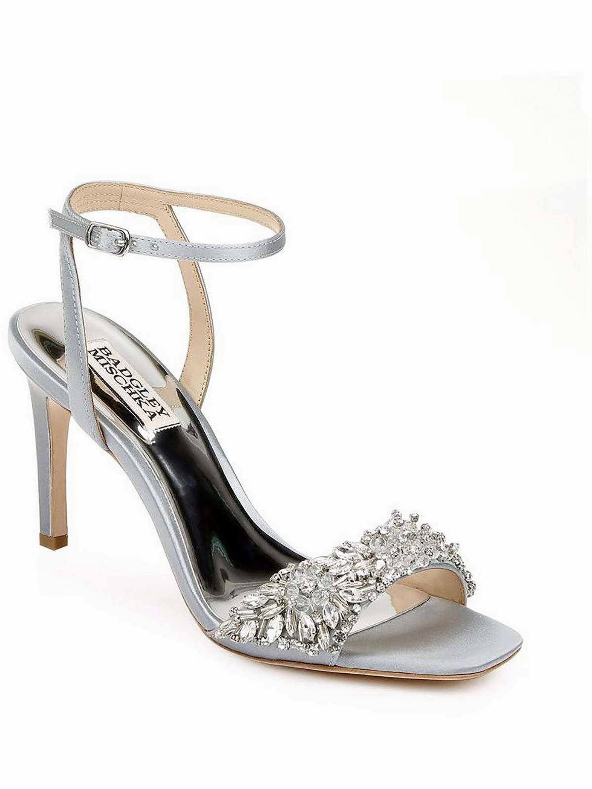 Rider Womens Faux Leather Jeweled Heels