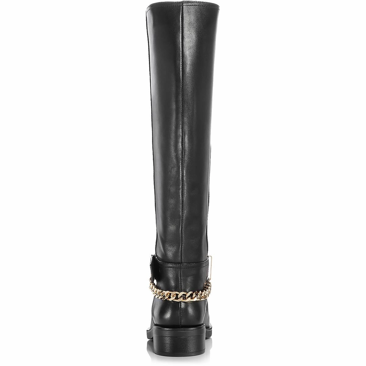 RILEY Womens Leather Round toe Knee-High Boots