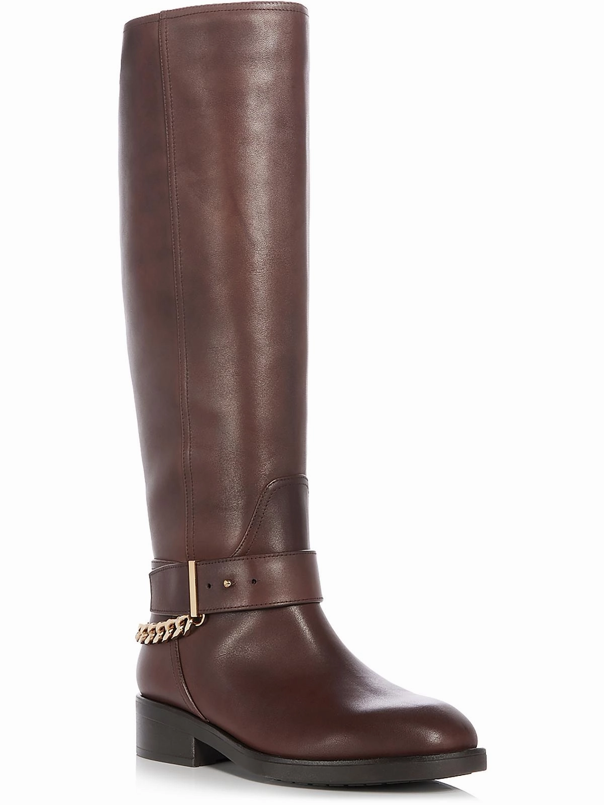 RILEY Womens Leather Round toe Knee-High Boots