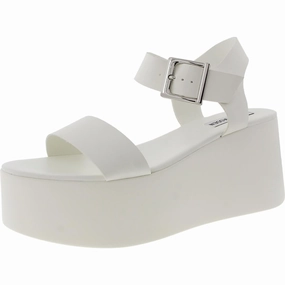 Ripley Womens Buckle Faux Leather Platform Sandals Online store for Womens Sandals