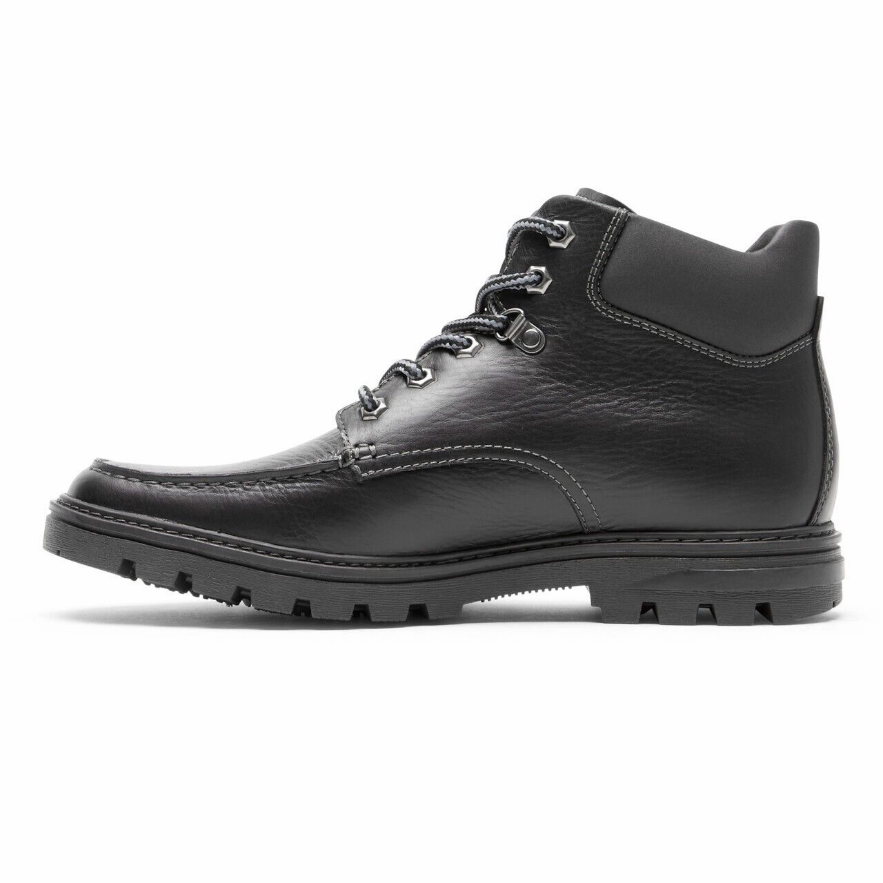 Rockport Weather Or Not CI6164-001 Boot Mens 7.5 Black Waterproof Moc Toe KHD354