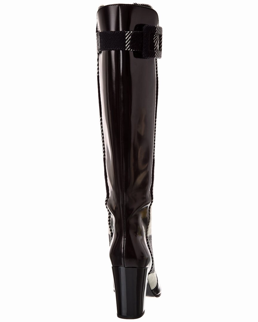 Roger Vivier Leather Knee-High Boot