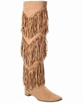 Roger Vivier Suede Over-The-Knee Boot Womens Boots clearance offers
