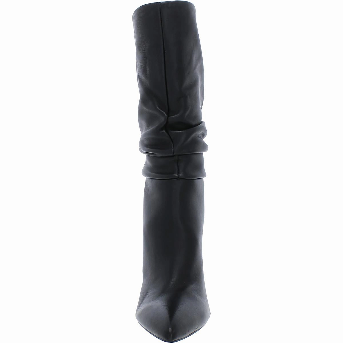 Romy Womens Suede Pull On Mid-Calf Boots