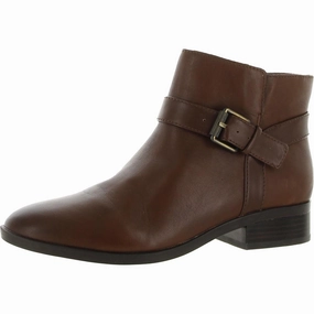 Ronan Womens Zipper Block Heel Booties Womens Dress Boots for less