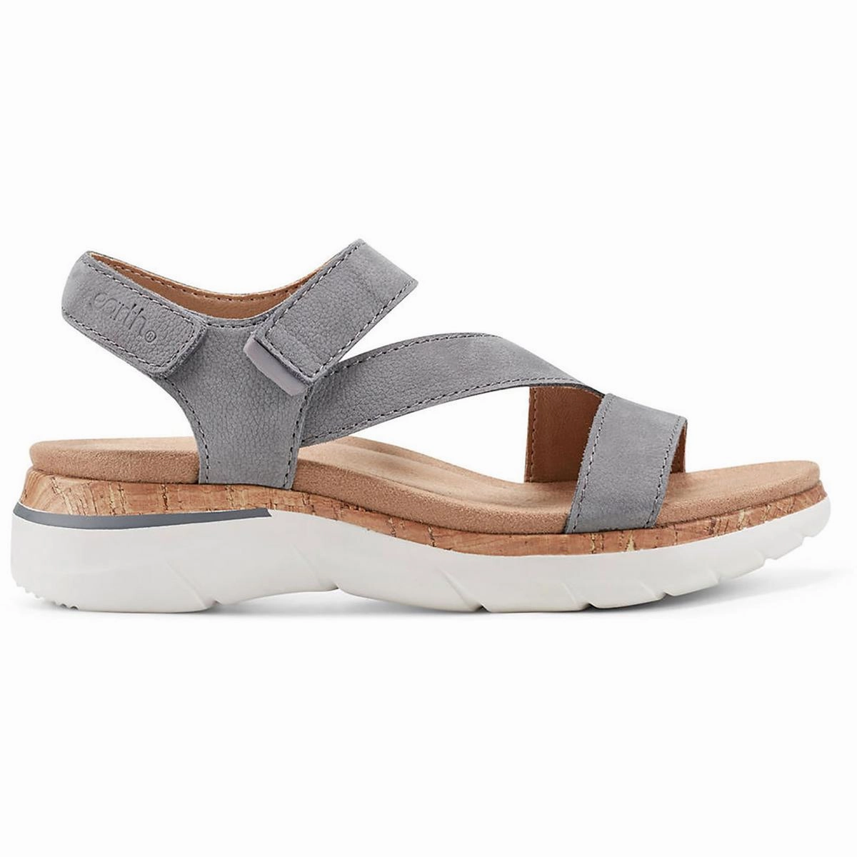Roni Womens Leather Ankle Strap Slingback Sandals
