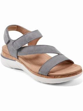 Roni Womens Leather Ankle Strap Slingback Sandals Stylish Womens Sandals for less