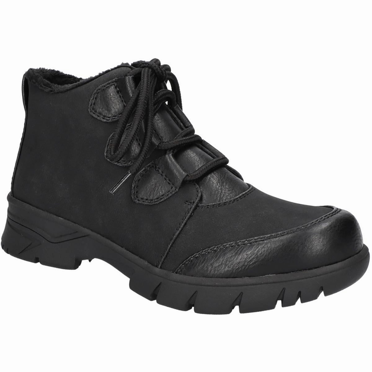 Ronnie Womens Faux Suede Cozy Booties Womens Dress Boots for less