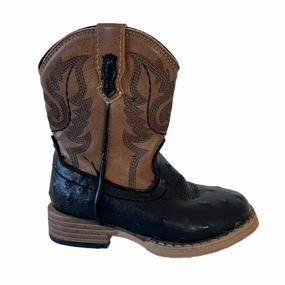 Roper Boys Black | Brown Boots Discount Boys Footwear online