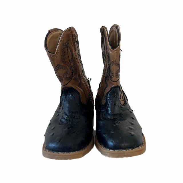 Roper Boys Black | Brown Boots