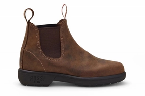 Rossi 303 Endura Tan Brown Leather Chelsea Boots Mens Chukka Boots outlet deals