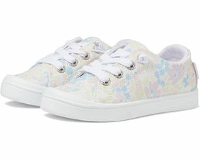 Roxy Bayshore Plus ARGS600146-WLU Kids US 2 White Floral Comfort Shoes KHD157 Online sale for Girls Shoes