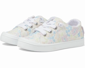 Roxy Bayshore Plus ARGS600146-WLU Kids US 2 White Floral Comfort Shoes KHD157 Girls Athletic Shoes on sale