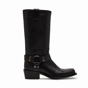 Ruskin Boot BLACK LEATHER Womens Boots & Booties promotion