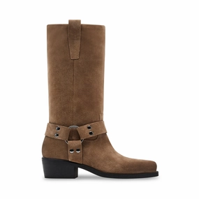 Ruskin Boot TAUPE SUEDE Womens Boots & Booties promotion