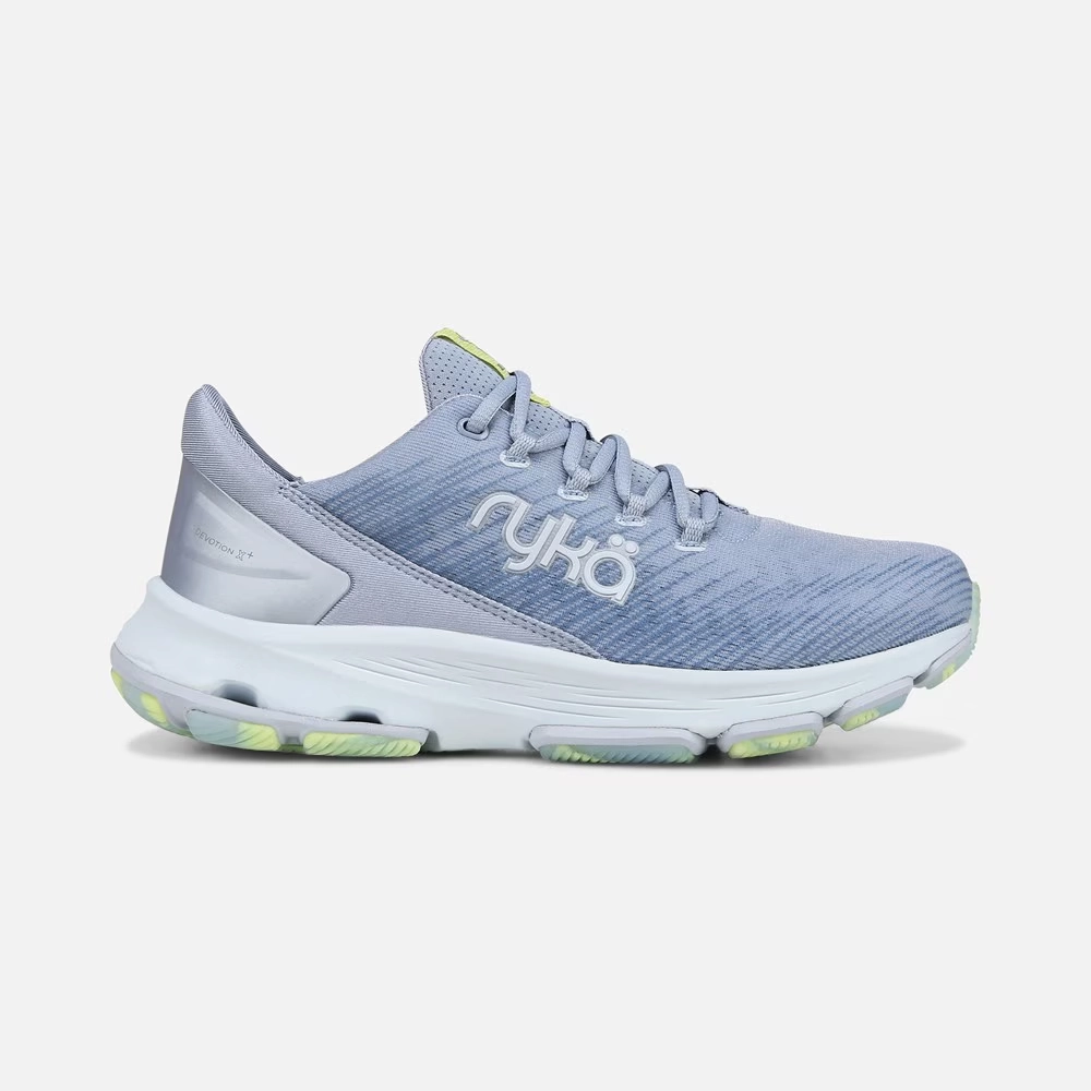 Ryka Premium Devotion X Plus Sneakers Womens 11 Blue White Walking Shoes ZPO2018