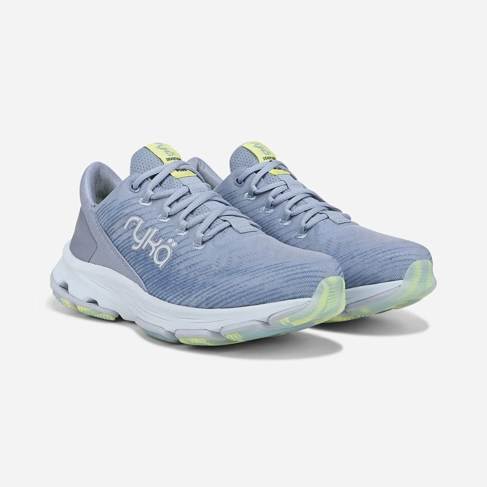 Ryka Premium Devotion X Plus Sneakers Womens 11 Blue White Walking Shoes ZPO2018 Womens Athletic Footwear online shop