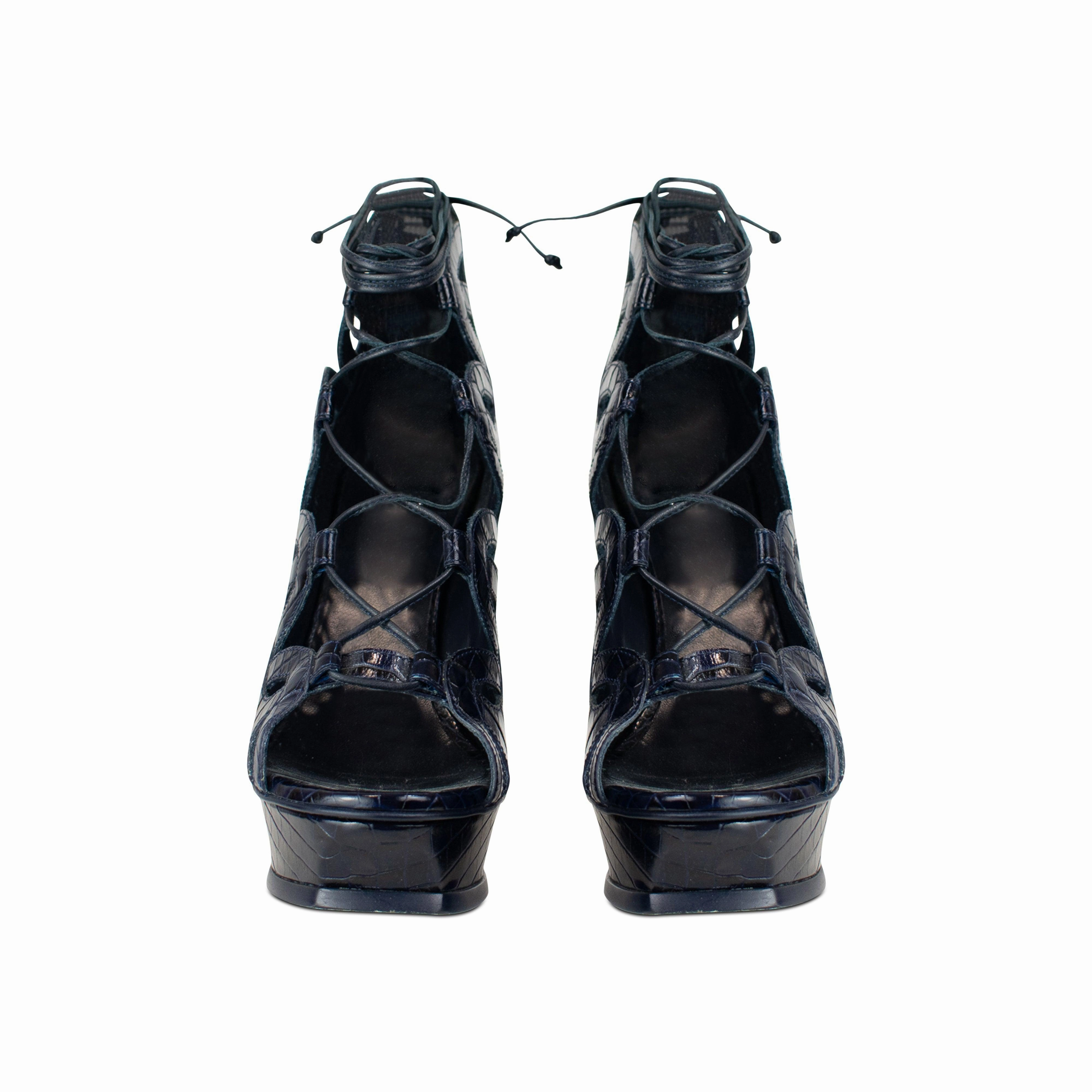 Saint Laurent 'Tribute' Cage Sandals - 38