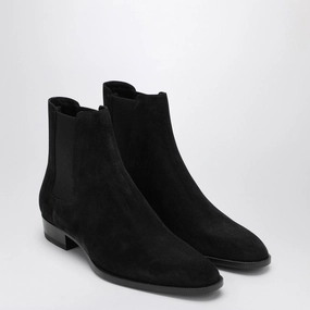 Saint Laurent Men's Wyatt 30 Suede Ankle Boot Buy Mens Chukkas online shop