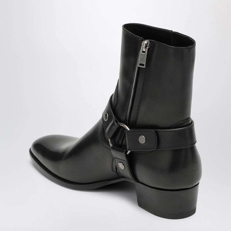 Saint Laurent Men's Wyatt 40 Leather Boot